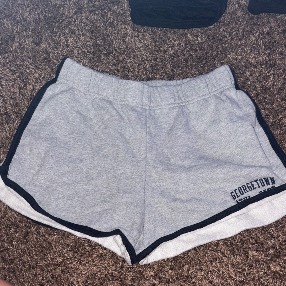 Georgetown brandy Melville-John gault Women's Athletic Gray Shorts